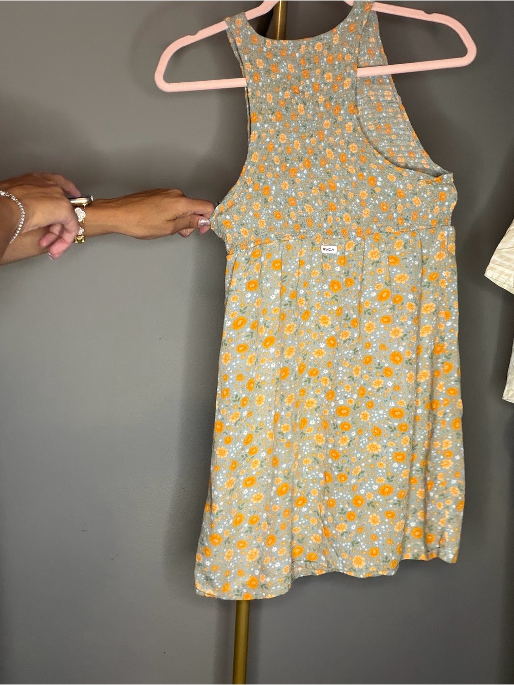 RVCA Trigger Mini Dress Size Small - Picture 2 of 3